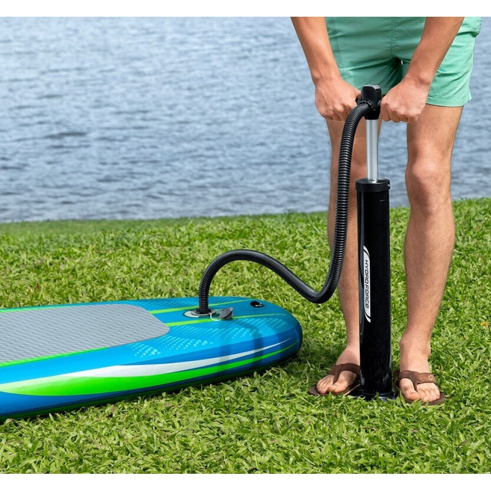 BESTWAY JOURNEY ΦΟΥΣΚΩΤΗ ΣΑΝΙΔΑ SUP ΜΕ ΜΗΚΟΣ 2.74M ΤΙΡΚΟΥΑΖ (6532A)