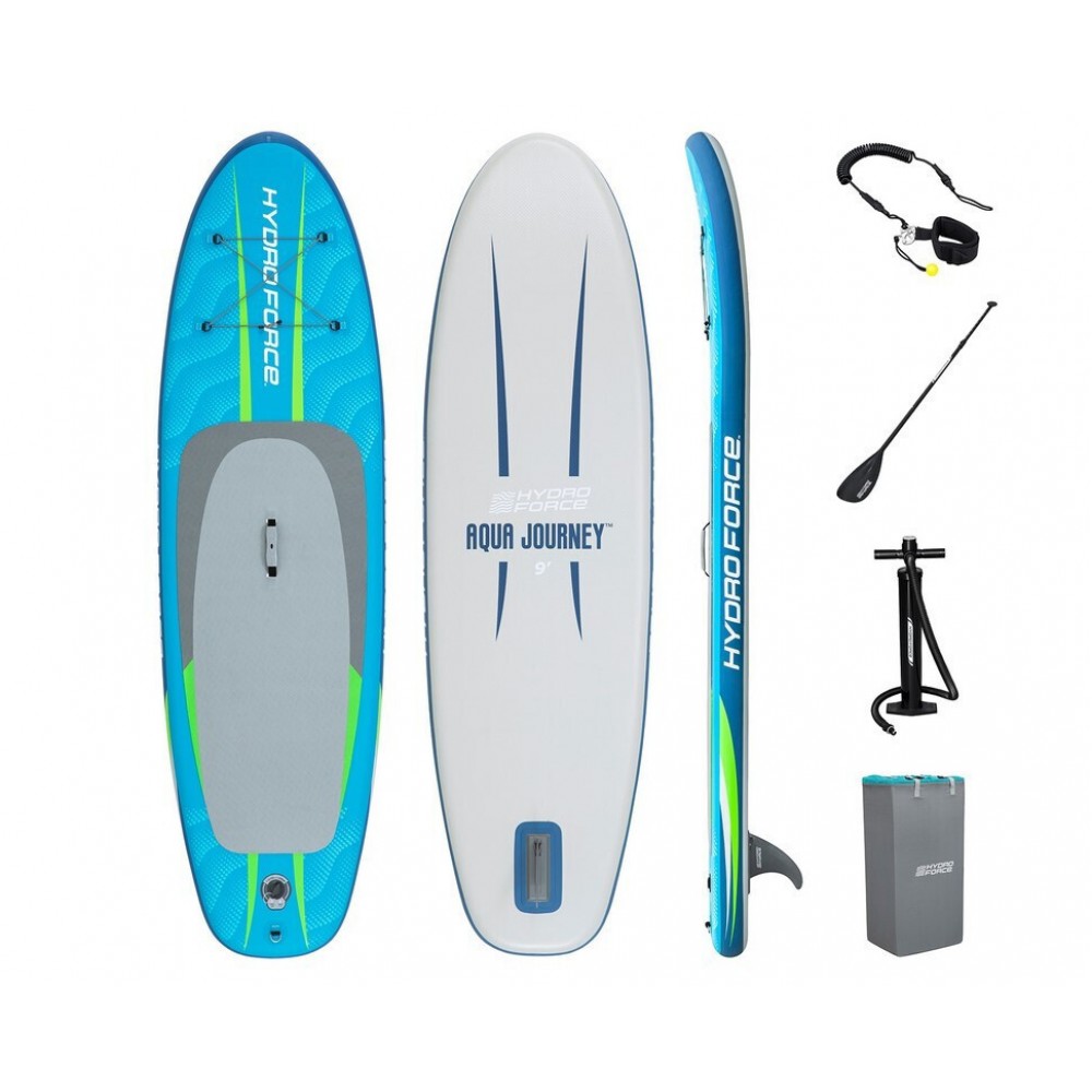 BESTWAY JOURNEY ΦΟΥΣΚΩΤΗ ΣΑΝΙΔΑ SUP ΜΕ ΜΗΚΟΣ 2.74M ΤΙΡΚΟΥΑΖ (6532A)