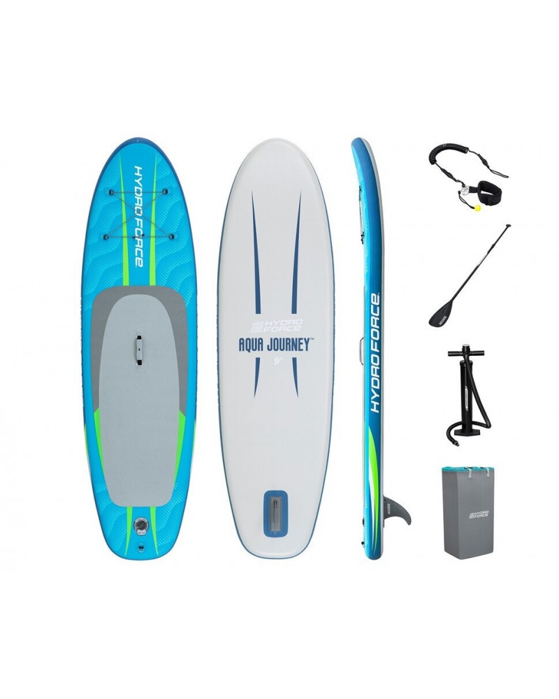 BESTWAY JOURNEY ΦΟΥΣΚΩΤΗ ΣΑΝΙΔΑ SUP ΜΕ ΜΗΚΟΣ 2.74M ΤΙΡΚΟΥΑΖ (6532A)