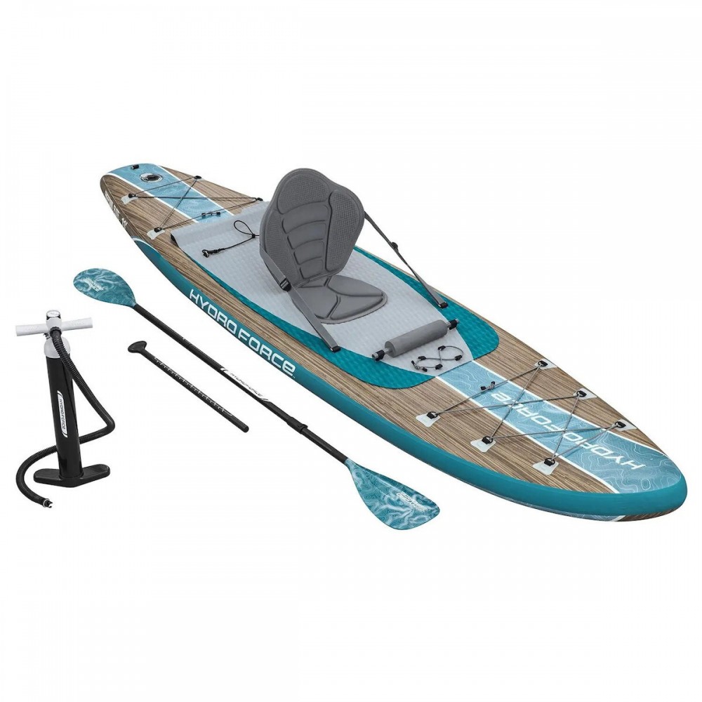 BESTWAY HYDRO-FORCE ΦΟΥΣΚΩΤΗ ΣΑΝΙΔΑ SUP / KAYAK ΜΕ ΜΗΚΟΣ 3.35M ΤΙΡΚΟΥΑΖ (6532E)