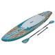 BESTWAY HYDRO-FORCE ΦΟΥΣΚΩΤΗ ΣΑΝΙΔΑ SUP / KAYAK ΜΕ ΜΗΚΟΣ 3.35M ΤΙΡΚΟΥΑΖ (6532E)