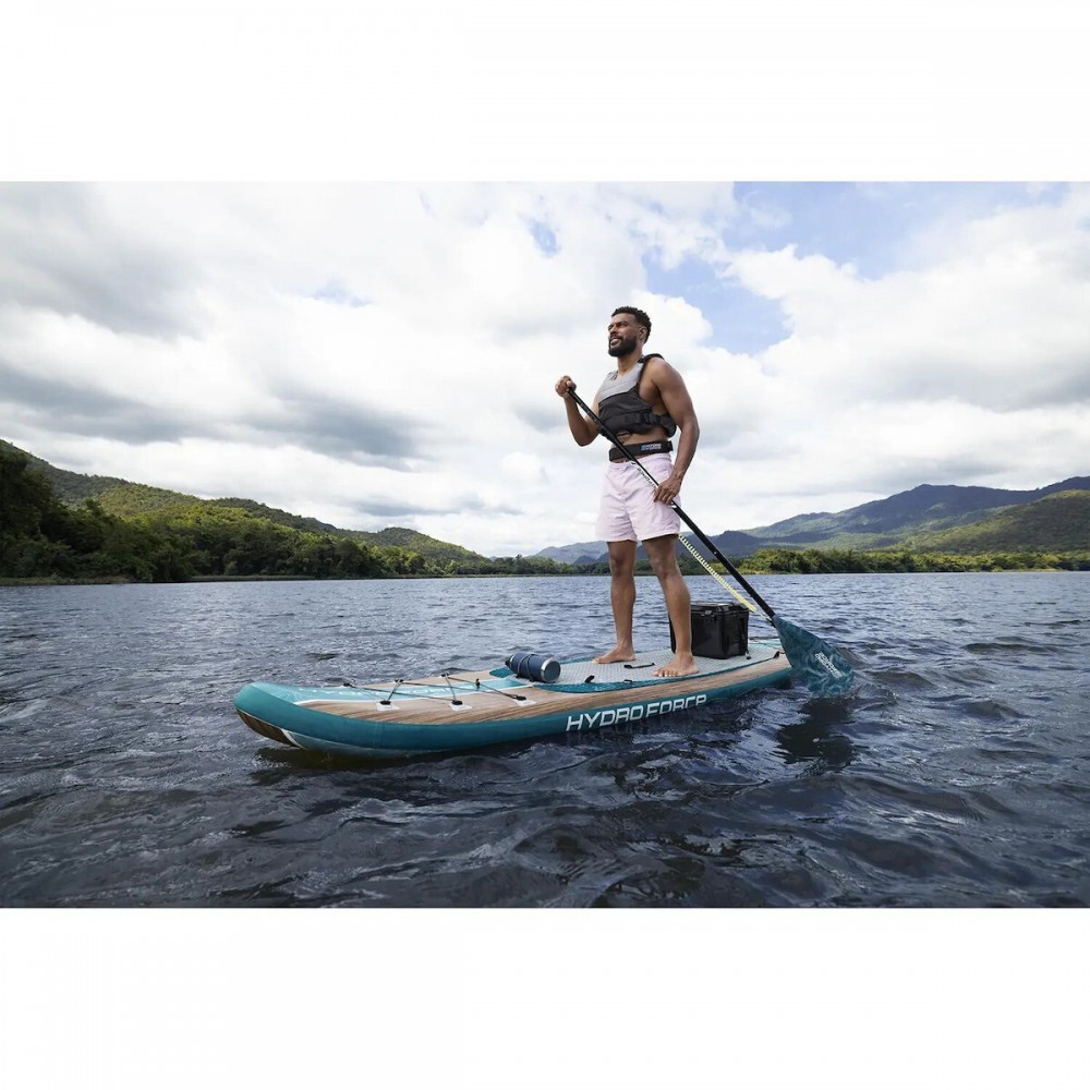BESTWAY HYDRO-FORCE ΦΟΥΣΚΩΤΗ ΣΑΝΙΔΑ SUP / KAYAK ΜΕ ΜΗΚΟΣ 3.35M ΤΙΡΚΟΥΑΖ (6532E)