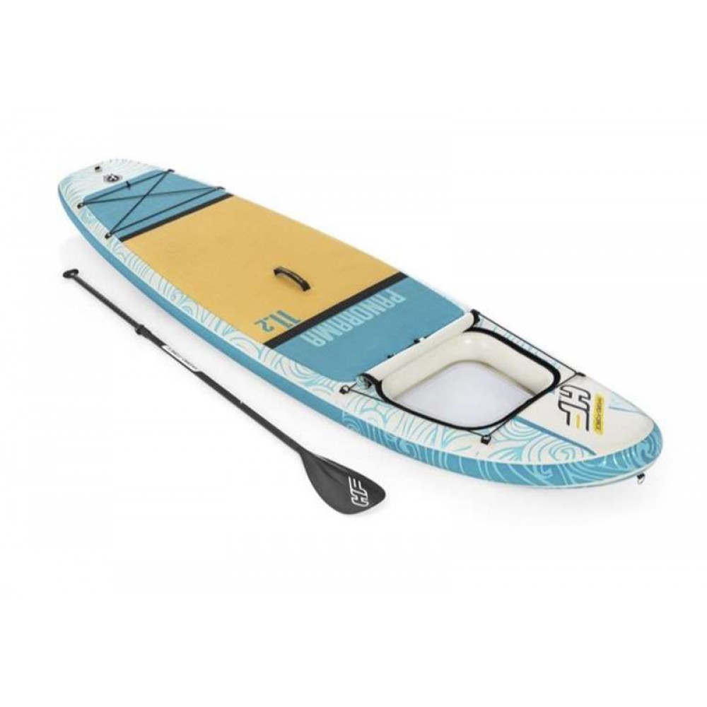 BESTWAY HYDRO FORCE PANORAMA ΦΟΥΣΚΩΤΗ ΣΑΝΙΔΑ SUP ΜΕ ΜΗΚΟΣ 3.4M ΠΟΛΥΧΡΩΜΗ (65363)
