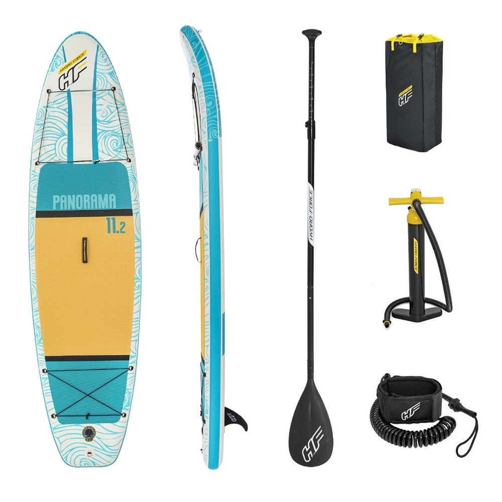BESTWAY HYDRO FORCE PANORAMA ΦΟΥΣΚΩΤΗ ΣΑΝΙΔΑ SUP ΜΕ ΜΗΚΟΣ 3.4M ΠΟΛΥΧΡΩΜΗ (65363)