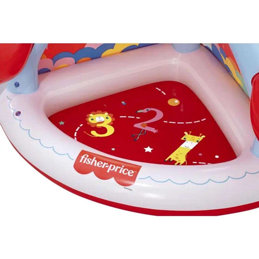 BESTWAY FISHER PRICE ΦΟΥΣΚΩΤΟΣ ΠΑΙΔΟΤΟΠΟΣ ROCKET PALS ΜΕ 15 ΜΠΑΛΆΚΙΑ 114X89X91ΕΚ. (93576)