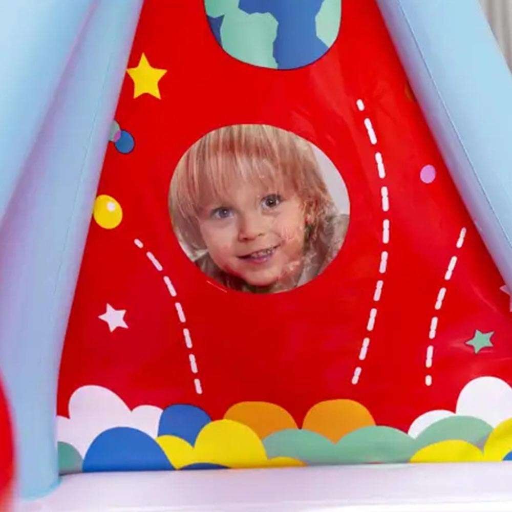BESTWAY FISHER PRICE ΦΟΥΣΚΩΤΟΣ ΠΑΙΔΟΤΟΠΟΣ ROCKET PALS ΜΕ 15 ΜΠΑΛΆΚΙΑ 114X89X91ΕΚ. (93576)