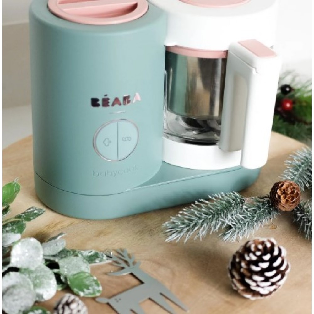 BEABA ΑΤΜΟΜΑΓΕΙΡΑΣ & ΜΠΛΕΝΤΕΡ BABYCOOK NEO 4IN1 EUKALYPTUS 1.25LT (BR79126)