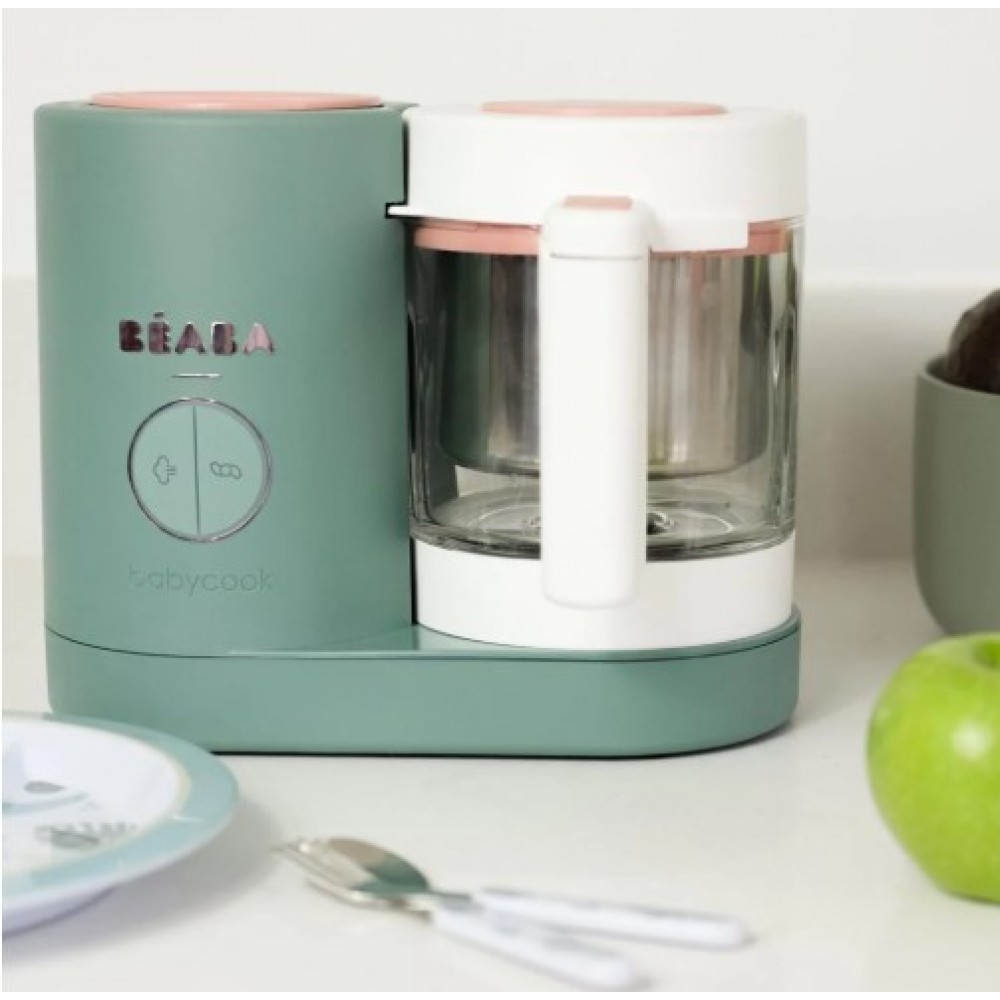 BEABA ΑΤΜΟΜΑΓΕΙΡΑΣ & ΜΠΛΕΝΤΕΡ BABYCOOK NEO 4IN1 EUKALYPTUS 1.25LT (BR79126)