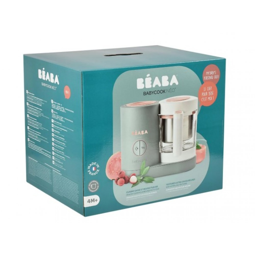 BEABA ΑΤΜΟΜΑΓΕΙΡΑΣ & ΜΠΛΕΝΤΕΡ BABYCOOK NEO 4IN1 EUKALYPTUS 1.25LT (BR79126)