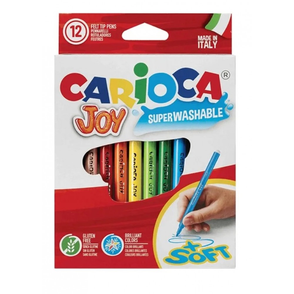 CARIOCA ΜΑΡΚΑΔΟΡΟΙ JOY SUPERWASHABLE 12 TMΧ (40614)