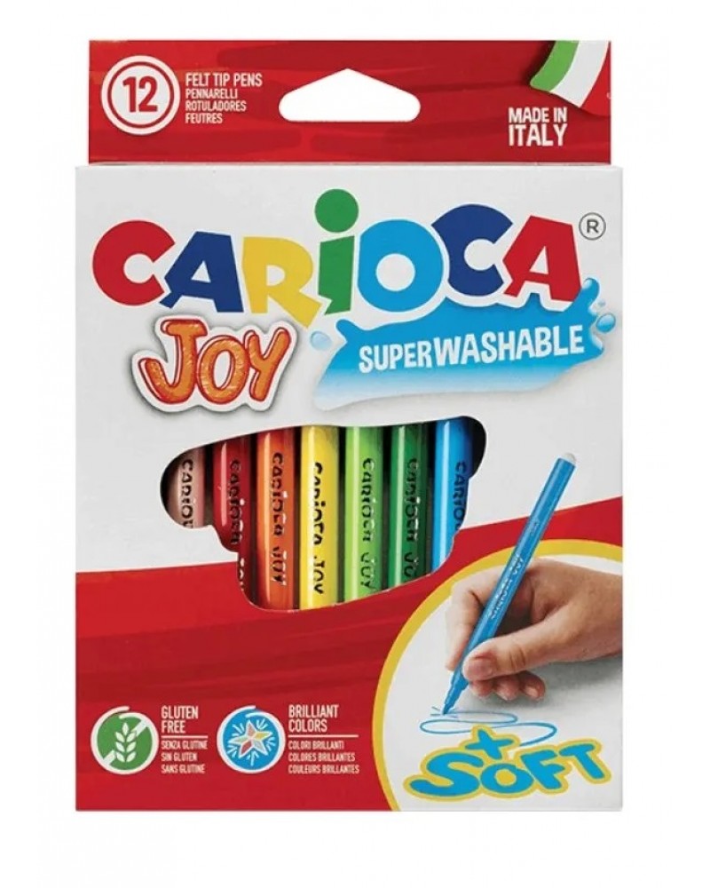 CARIOCA ΜΑΡΚΑΔΟΡΟΙ JOY SUPERWASHABLE 12 TMΧ (40614)