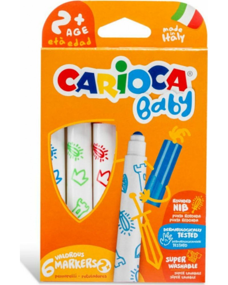 CARIOCA BABY ΜΑΡΚΑΔΟΡΟΙ JUMBO 6TMX 2+ (42813)