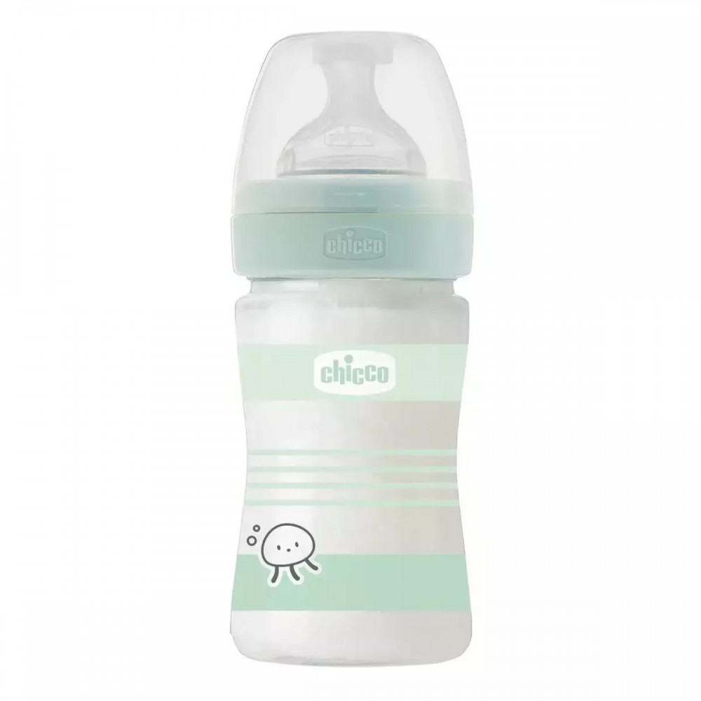 CHICCO ΜΠΙΜΠΕΡΟ ΓΥΑΛΙΝΟ WELL BEING UNISEX 150ML 0+ (A50-28711-31)