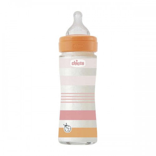 CHICCO ΜΠΙΜΠΕΡΟ ΓΥΑΛΙΝΟ WELL BEING GIRL 240ML 0+ (A50-28721-11)