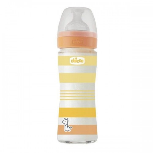 CHICCO ΜΠΙΜΠΕΡΟ ΓΥΑΛΙΝΟ WELL BEING UNISEX  240ML 0+ (A50-28721-31)