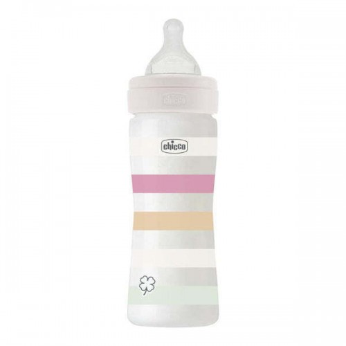 CHICCO ΜΠΙΜΠΕΡΟ ΠΛΑΣΤΙΚΟ WELL BEING GIRL 250ML 2M+ (A60-28623-11)