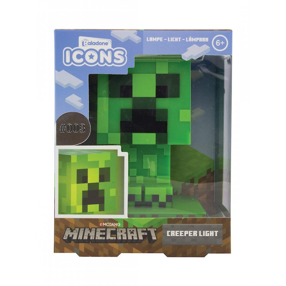 PALADONE MINECRAFT CREEPER ICON LIGHT BDP (PP6593MCFV2)