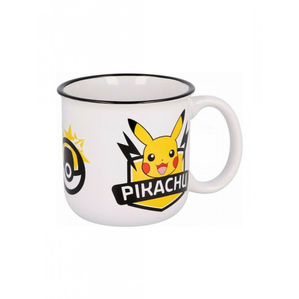 STOR POKEMON: PIKACHU - CERAMIC BREAKFAST MUG IN GIFT BOX (400ML) (00474)