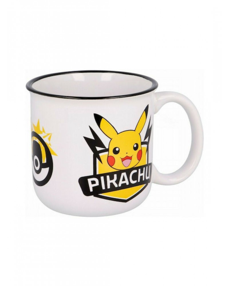 STOR POKEMON: PIKACHU - CERAMIC BREAKFAST MUG IN GIFT BOX (400ML) (00474)