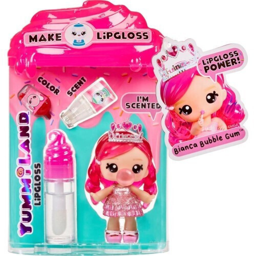 YUMMILAND: LIPGLOSS POWER BIANCA BUBBLE GUM DOLL (120711)