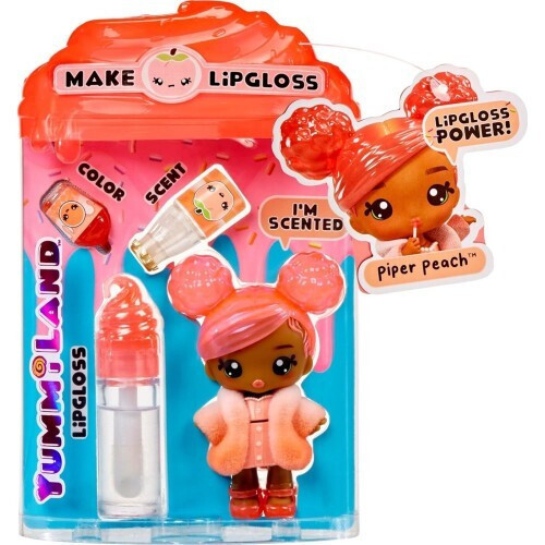 YUMMILAND: LIPGLOSS POWER PIPER PEACH DOLL (120759)