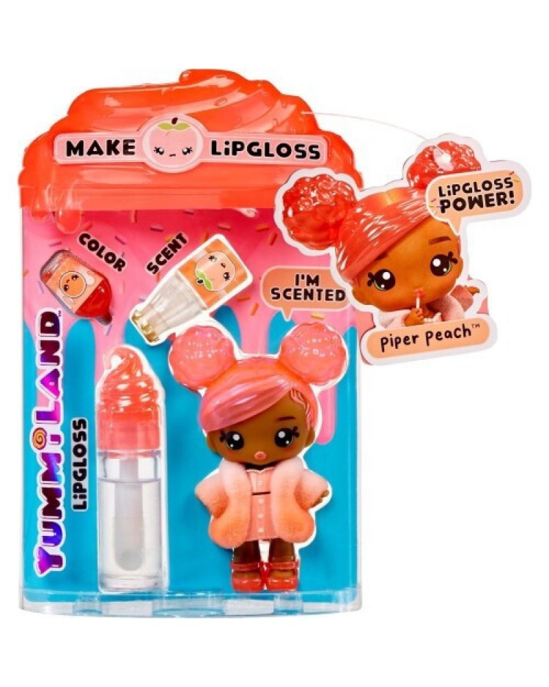 YUMMILAND: LIPGLOSS POWER PIPER PEACH DOLL (120759)