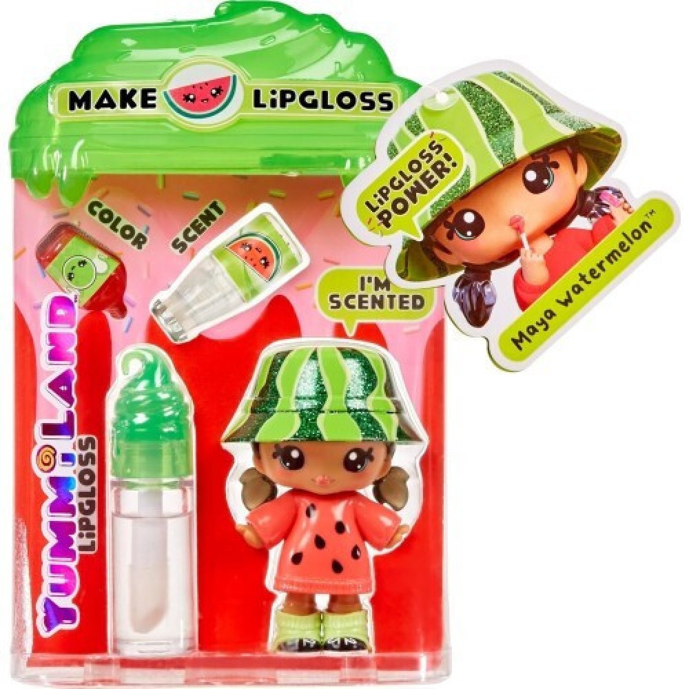 YUMMILAND: LIPGLOSS POWER MAYA WATERMELON DOLL (120780)