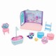 GABBY'S DOLLHOUSE 'MERCAT' PRIMP & PAMPER BATHROOM DELUXE ROOM SET (20130504)