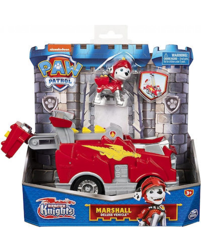PAW PATRON RESCUE KNIGHTS MARSHALL DELUXE THEMED VEHICLE (20133697)