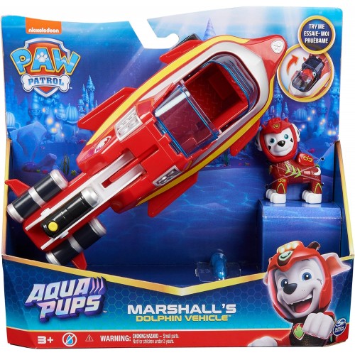 PAW PATROL: AQUA PUPS - MARSGALL'S DOLPHIN VEHICLE (20139008)