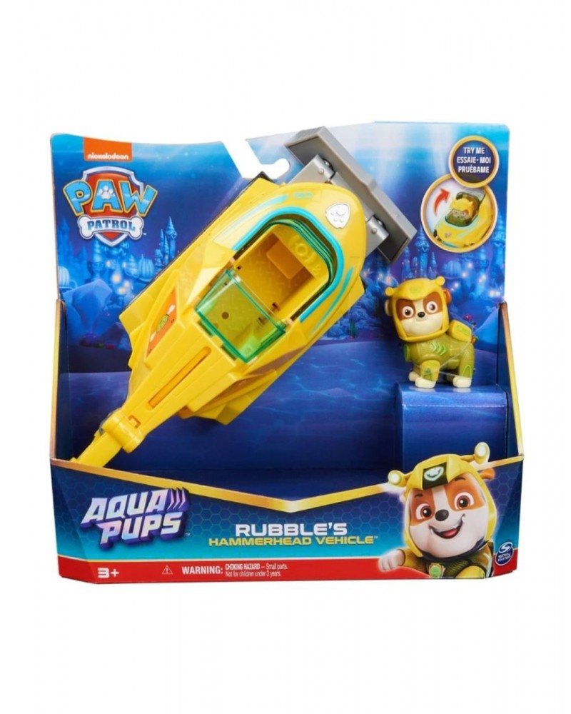 PAW PATROL AQUA PUPS RUBBLE'S HAMMERHEAD VEHICLE (20139010)