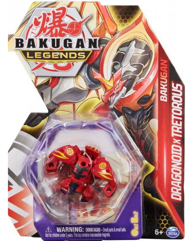 BAKUGAN LEGENDS DRAGONOID X TRETOROUS RED CORE BALL (20140515)