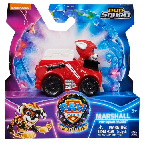 PAW PATROL THE MIGHTY MOVIE - PUP SQUAD RACERS MARSHALL (20142216)