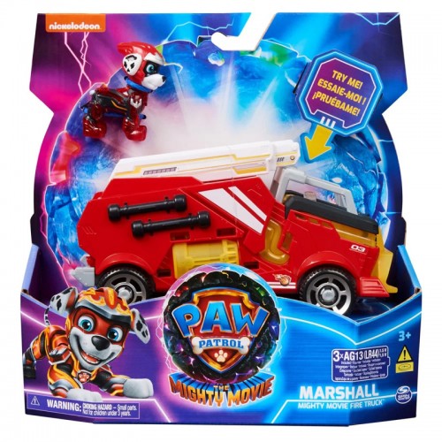 PAW PATROL MIGHTY MOVIE DELUXE ΟΧΗΜΑΤΑ ΔΙΑΣΩΣΗΣ MARSHALL MIGHTY MOVIE FIRE TRUCK (20143008)
