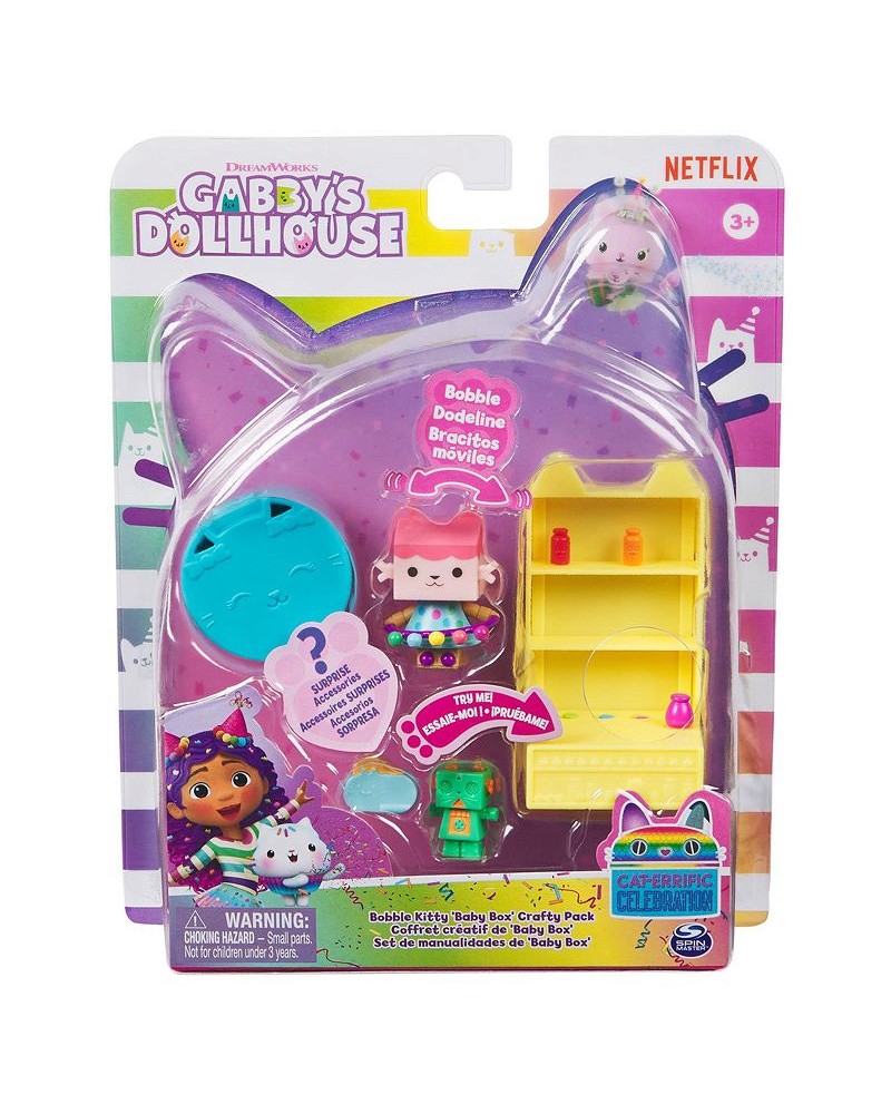 GABBY'S DOLLHOUSE: CAT-ERRIFIC CELEBRATION - BOBBLE KITTY BABY BOX CRAFTY PACK (20144757)