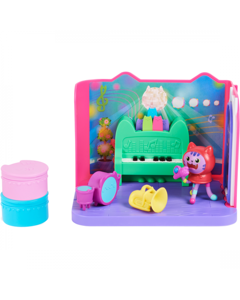 Spin Master Gabbys Dollhouse: Daniel James Catnip Groovy Music Room - Deluxe Room Set (20145703)