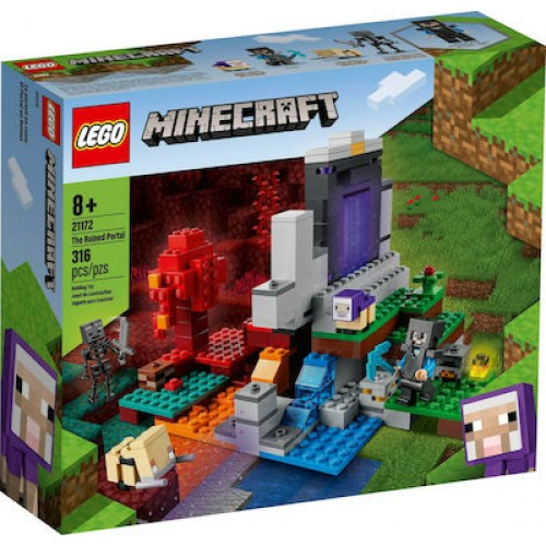 LEGO MINECRAFT Η ΚΑΤΕΣΤΡΑΜΕΝΗ ΠΥΛΗ  (21172)