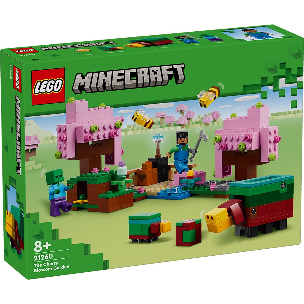 LEGO MINECRAFT Ο ΚΗΠΟΣ ΜΕ ΤΙΣ ΚΕΡΑΣΙΕΣ (21260)