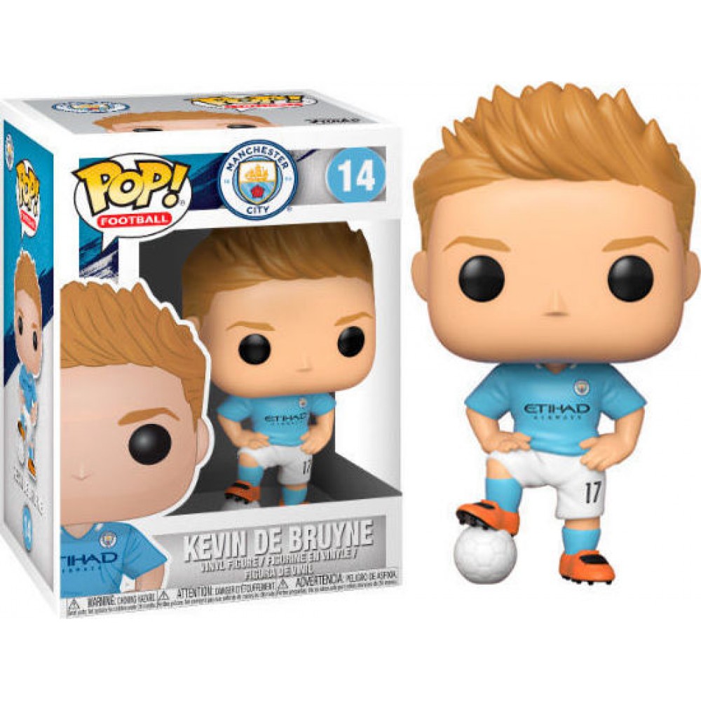 FUNKO POP! FOOTBALL: MANCHESTER CITY - KEVIN DE BRUYNE #14 VINYL FIGURE (29214)