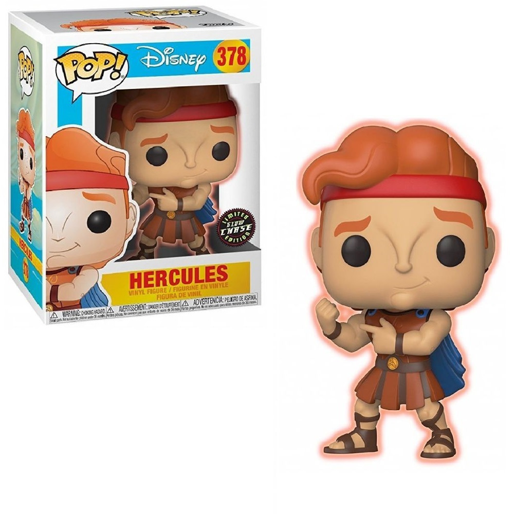 FUNKO POP! DISNEY - HERCULES #378 VINYL FIGURE GLOW CHASE (29322)