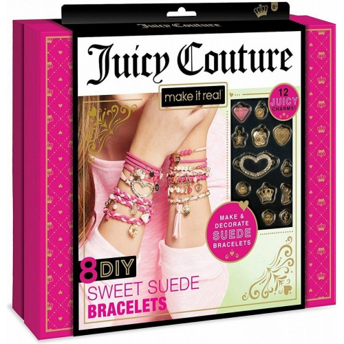 MAKE IT REAL JUICY COUTURE SWEET SUEDE BRACELETS (4401)