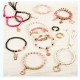 MAKE IT REAL JUICY COUTURE PINK AND PRECIOUS BRACELETS (4408)