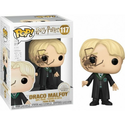 FUNKO POP! HARRY POTTER: WIZARDING WORLD - DRACO MALFOY WITH WHIP SPIDER #117 VINYL FIGURE (48069)