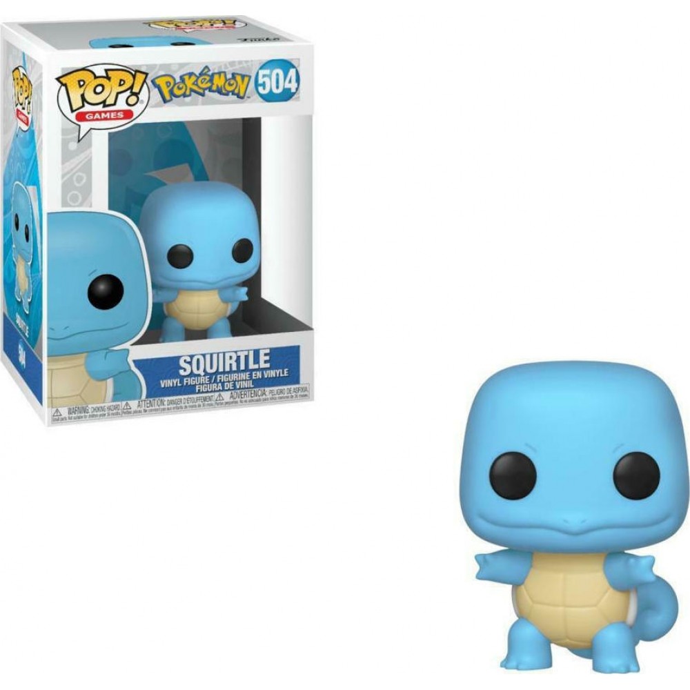 FUNKO POP! GAMES POKEMON SQUIRTLE CARAPUCE SCHIGGY #504 VINYL FIGURE (50402)