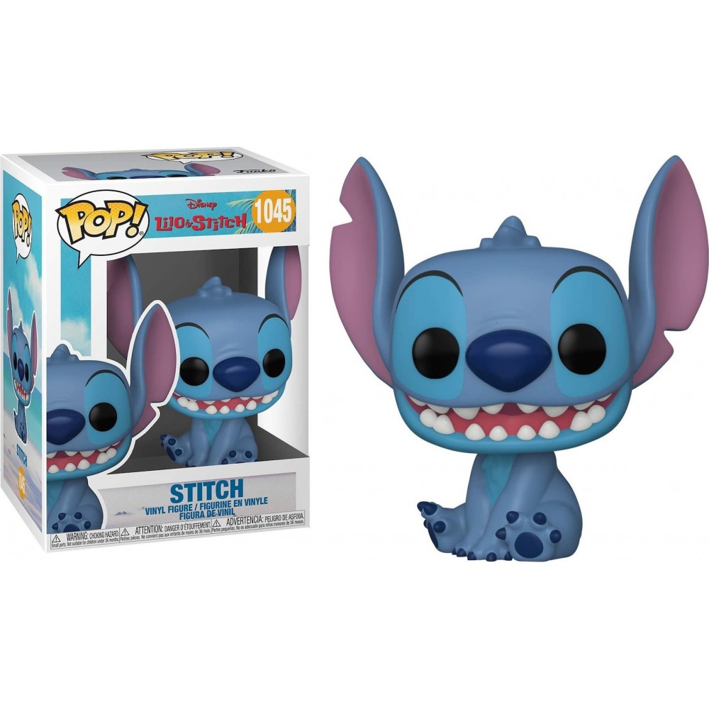 FUNKO POP! DISNEY: LILO AND STITCH - STITCH (SMILING SEATED) #1045 VINYL FIGURE (55617)