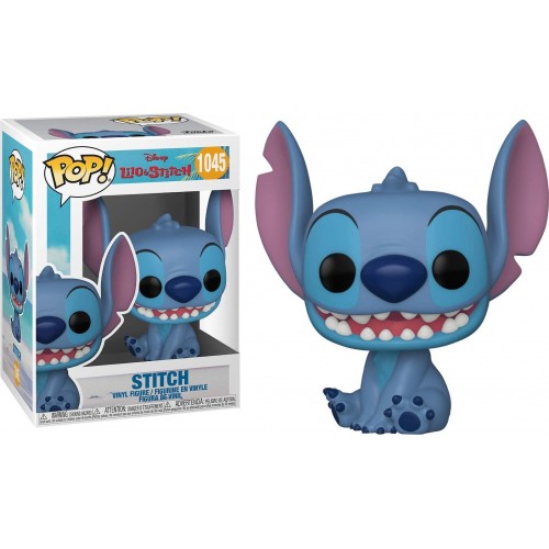 FUNKO POP! DISNEY: LILO AND STITCH - STITCH (SMILING SEATED) #1045 VINYL FIGURE (55617)