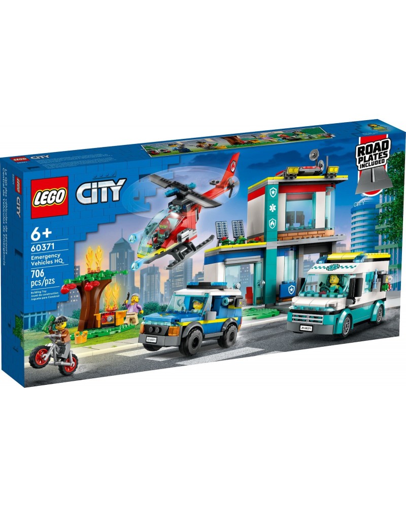 LEGO CITY ΑΡΧΗΓΕΙΟ ΟΧΗΜΑΤΩΝ ΕΚΤΑΚΤΗΣ ΑΝΑΓΚΗΣ (60371)