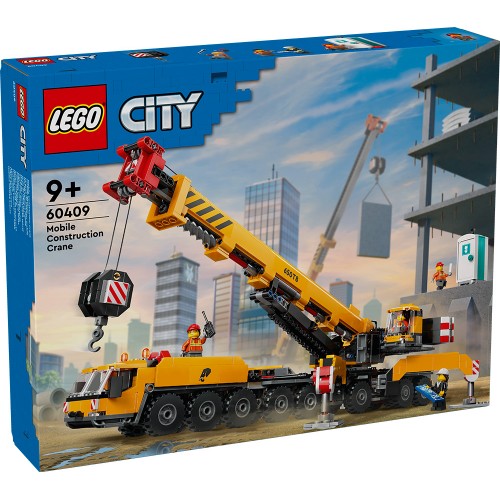 LEGO CITY ΚΙΤΡΙΝΟΣ ΚΙΝΗΤΟΣ ΓΕΡΑΝΟΣ ΟΙΚΟΔΟΜΗΣ (60409)