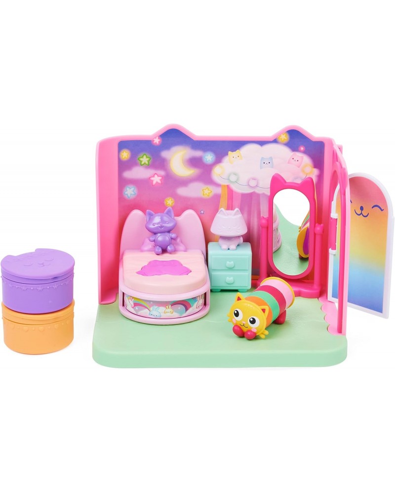 GABBY'S DOLLHOUSE: PILLOW CAT'S SWEET DREAMS BEDROOM DELUXE ROOM SET (6062037)