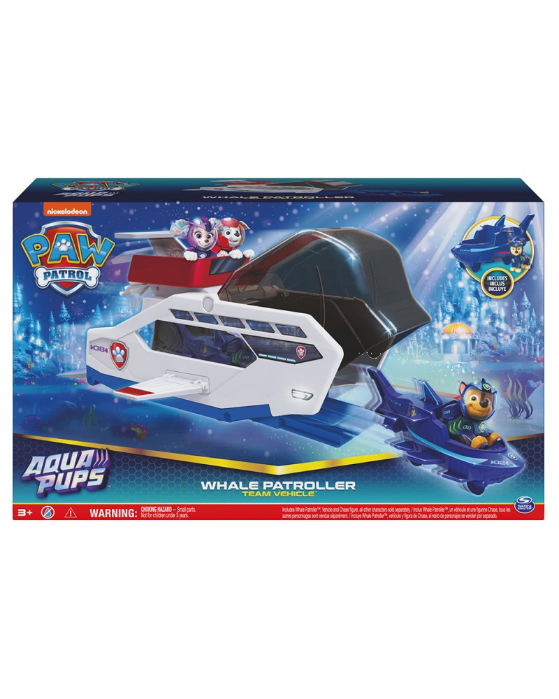 PAW PATROL AQUA PUPS WHALE PATROLLER TEAM VEHICLE (6065308)